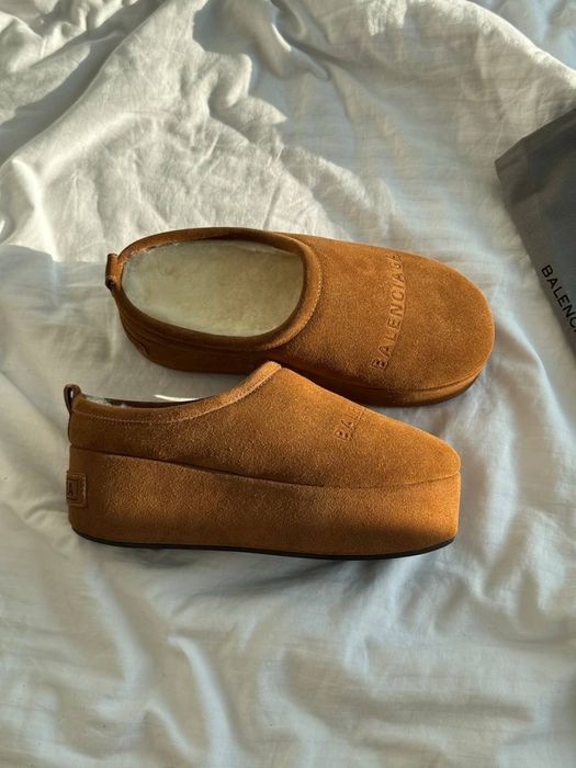 Balenciaga Alaska Soft Platform Mules Brown (36-41р)