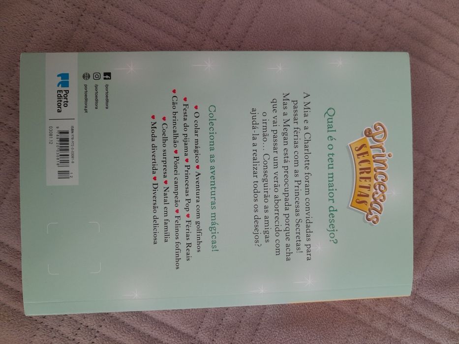 Edição Especial Livro 1 Princesas Secretas - Férias Reais