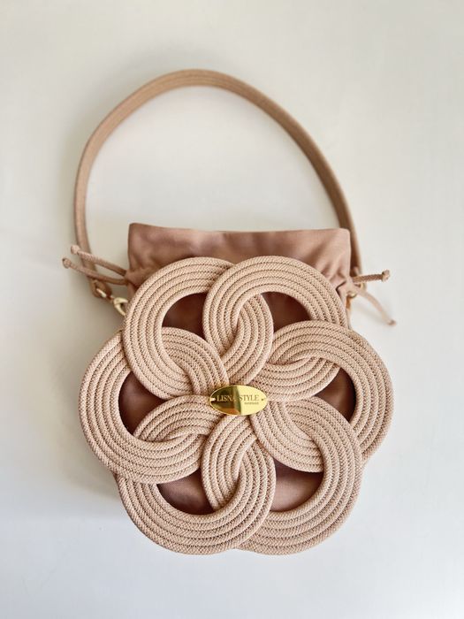 Bag Toredka Flower Beż Mini
