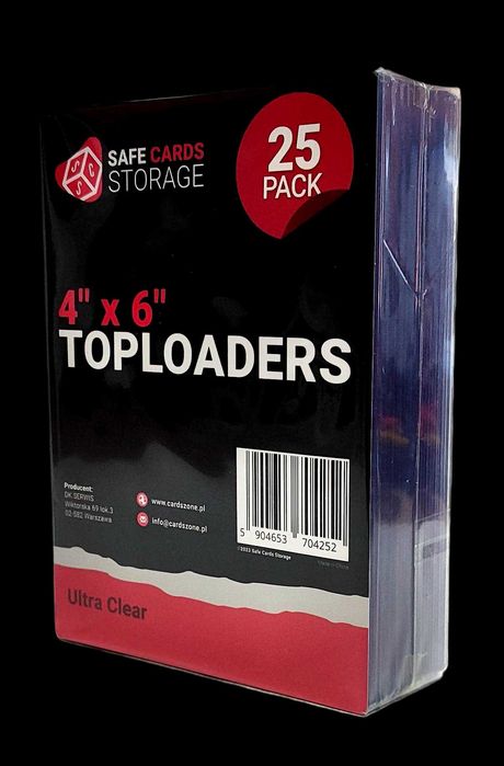 Toploader 35PT 4"x6" XXL - 25szt. SCS