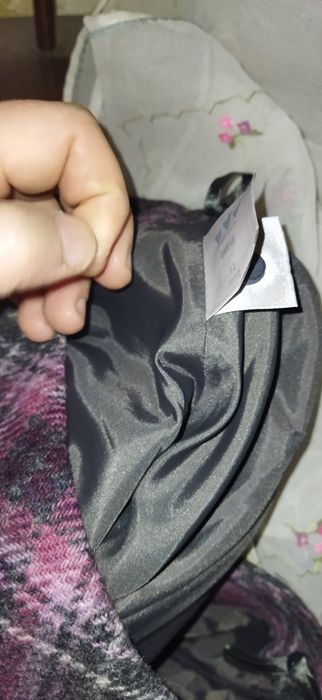 Теплая юбка Laura Ashley, Per una, шерсть, клетка.