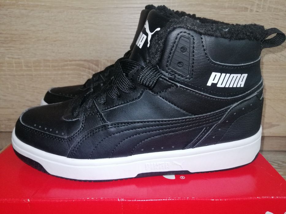 SNEAKERSY PUMA NOWE ocieplane czarne 37