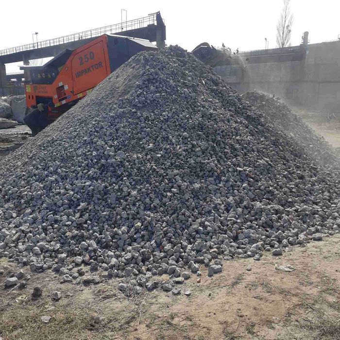 Щебень б/у и новый на фундамент фракция 3х10, 5х10, 5х20, 20х40, 25х60