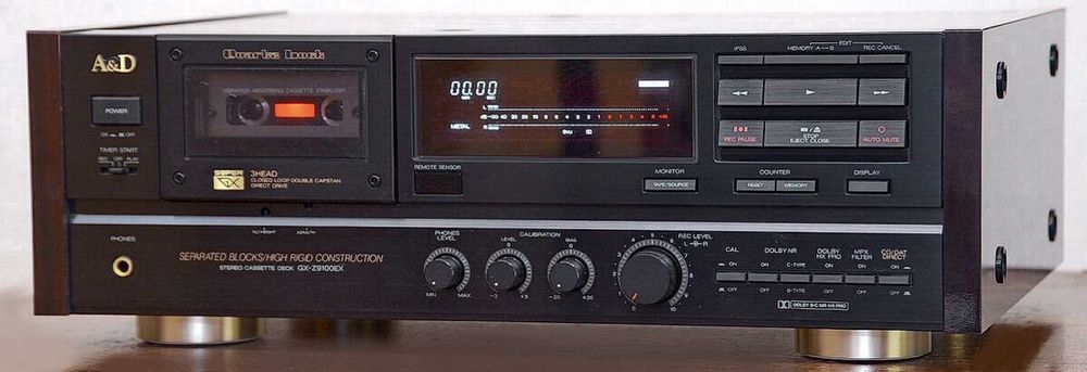 A&D (Akai) GX-Z9100 EX - casety deck z pilotem (Made in