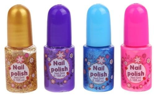 Kuferek Zestaw Kosmetyków Do Malowania Makijażu Paznokci Dla Dzieci