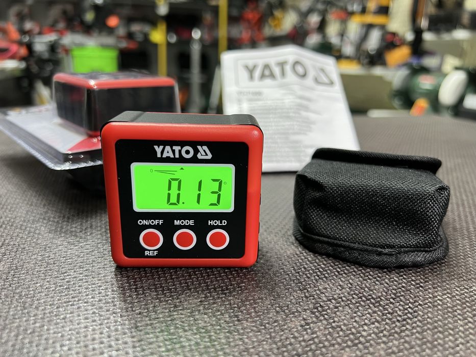 Электронный угломер с магнитом YATO + чехол Польша