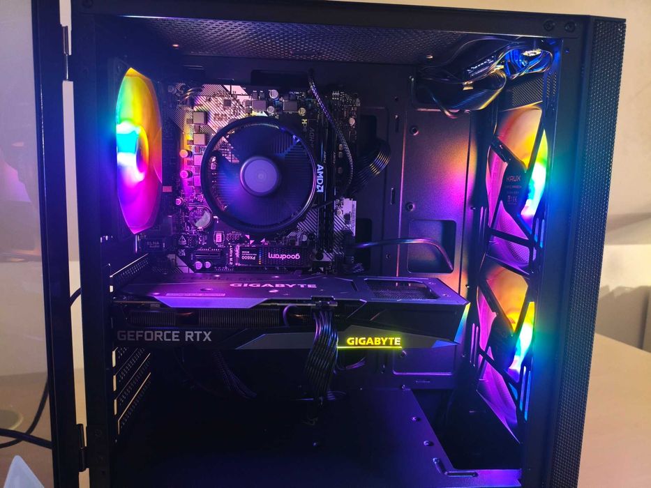 Komputer Gamingowy Ryzen 5 / RTX 3060 12GB / 32GB RAM / 1TB SSD /Nowy