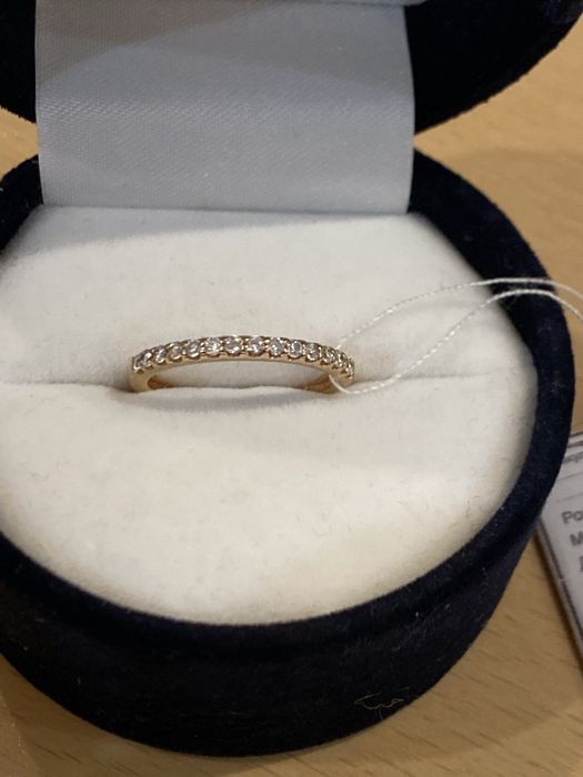 Золото каблучка (обручка), 16 розм., нова з біркою, червоне золото.