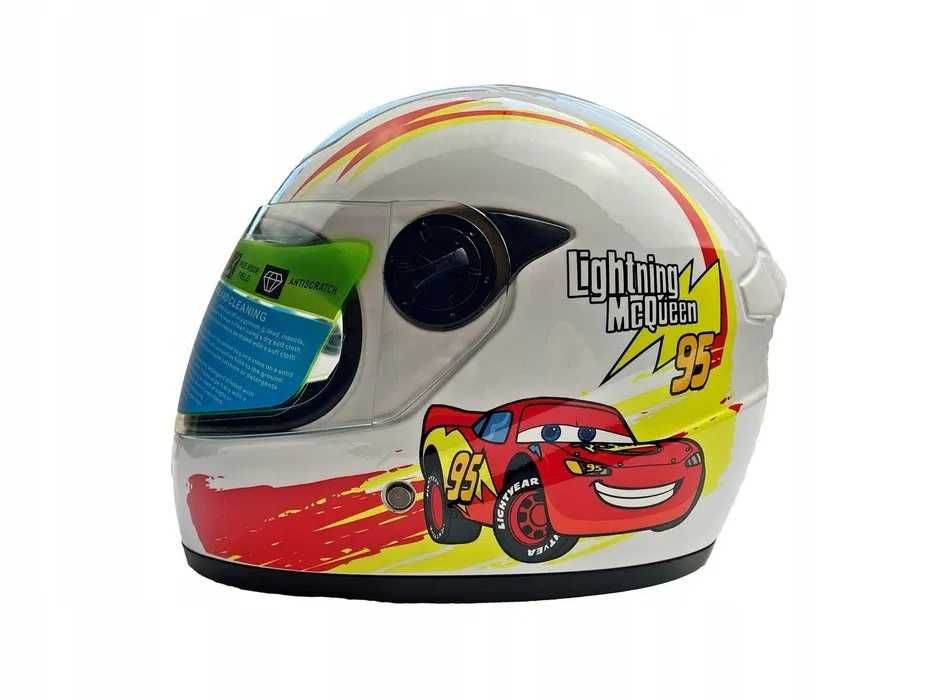 Nowy!! KASK MD-E506 Integralny Dziecięcy auta biały CE (CE)