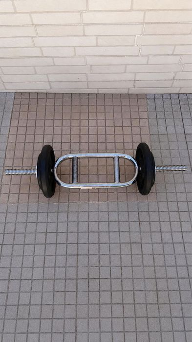 Home Gym Completo Domyos – Rack, 2 Bancos, Barras e Pesos