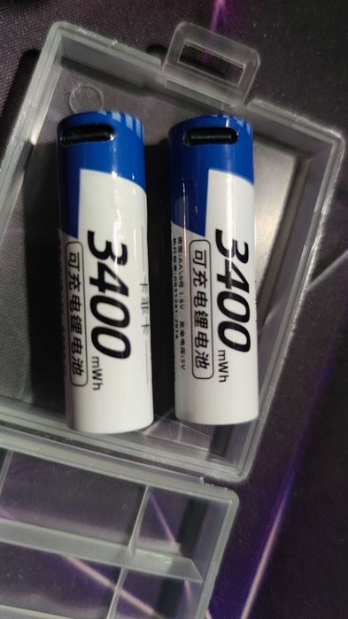 Акумуляторы  АА 1.5v 3400mwh li-ion