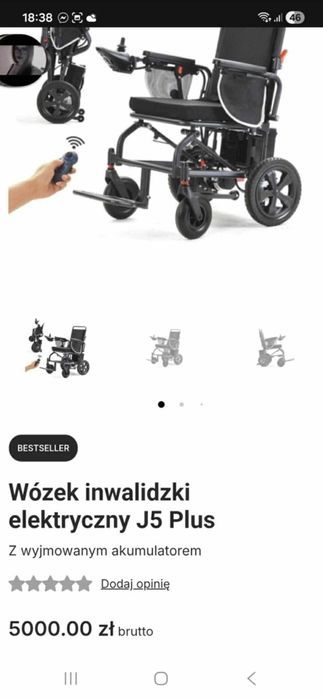 Wózek inwalidzki