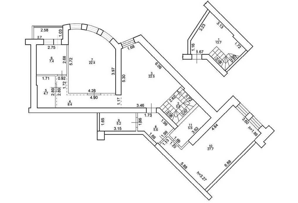 Продається 3к здана квартира в новобудові - 131м2.