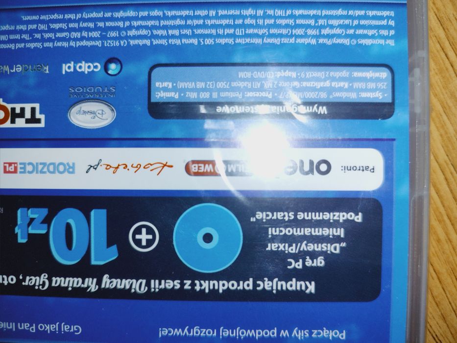 Disney Iniemamocni podziemne starcie PC Nowa, folia