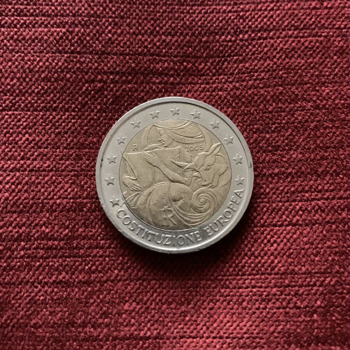 2 Euros 2005 - Constituição Europeia - Itália