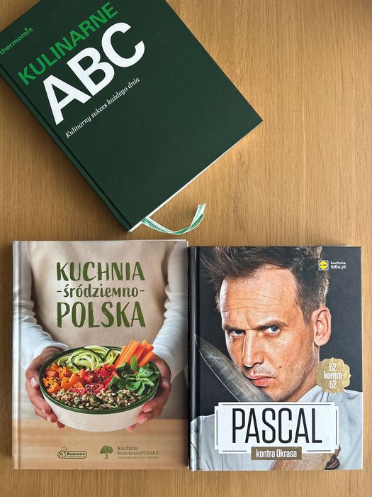 Zestaw 3 książek Kulinarne ABC Thermomix + gratis 2 książki kucharskie