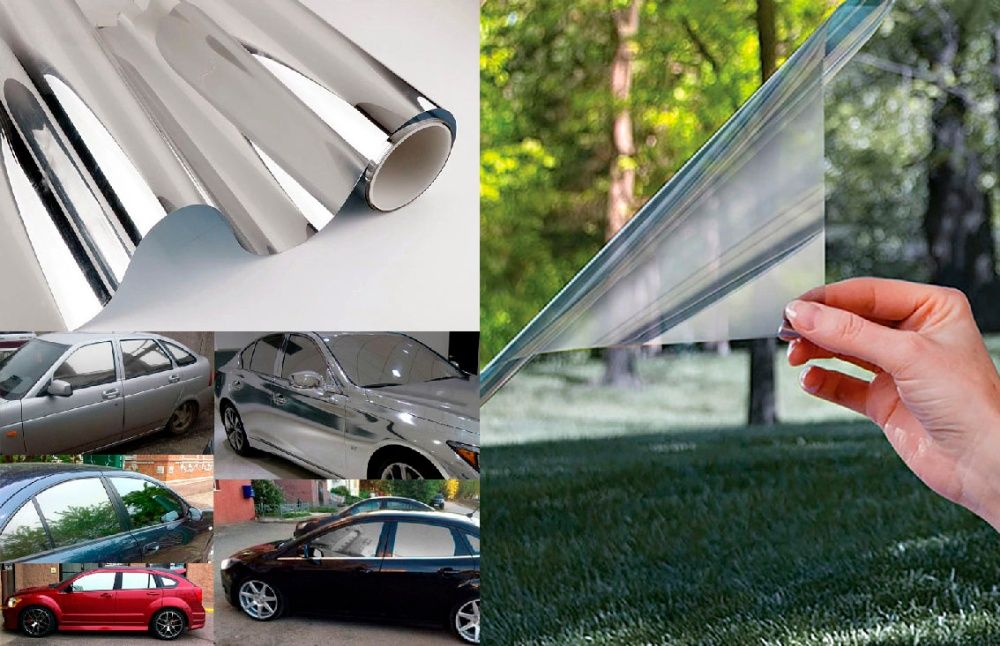 Авто пленка CARLIKE зеркальная прозрачная, тонировочная 18, 45%