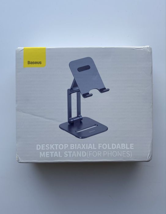 Держатель-подставка Baseus для телефона настольная складная