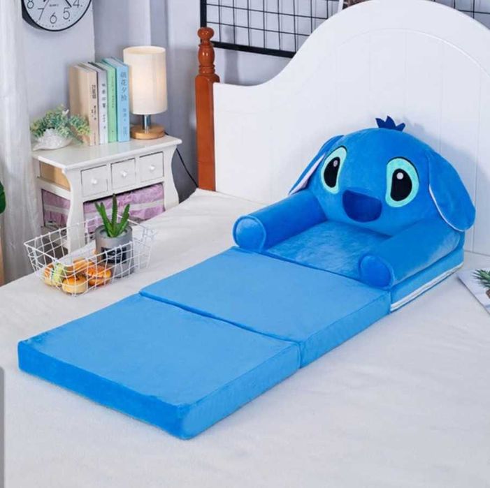 М'яке дитяче крісло плюшеве Стіч, м'яке диван-крісло ОПТ та ДРОП