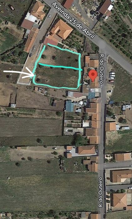 Lote Urbano 1072m2 com poço- Montes Velhos Aljustrel