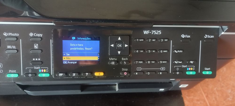 Impressora epson WF-7525