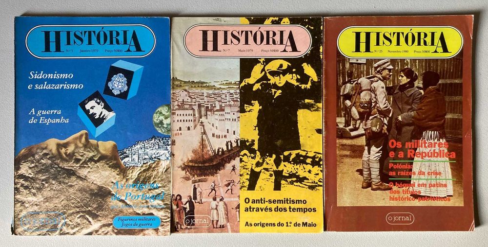 3 Revistas História [números na descrição]