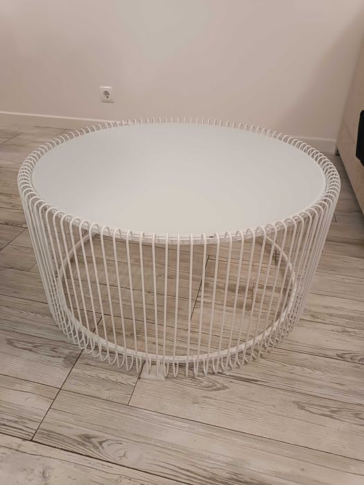 Mesa de centro vidro branca