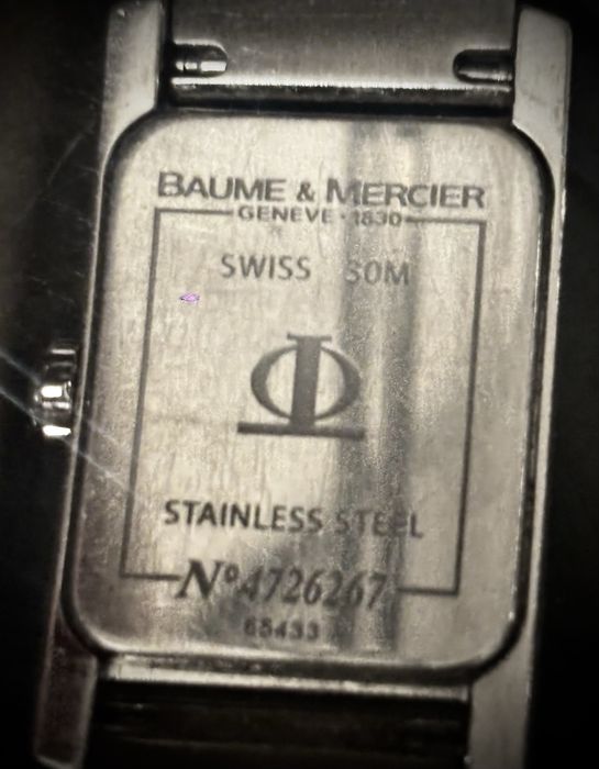 Baume & Mercier ref 65433 часы годинник