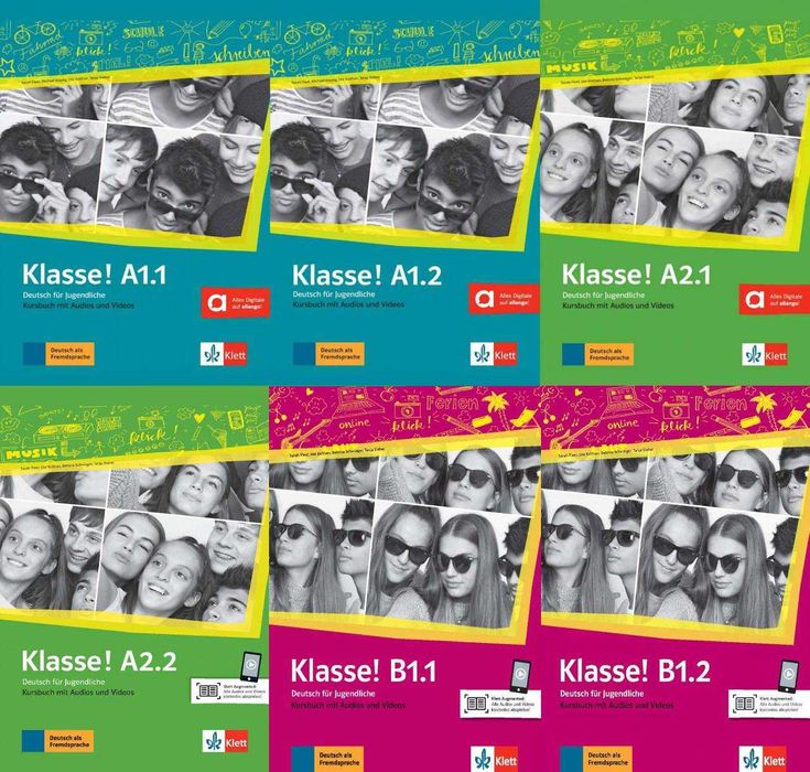 Klasse ! A1.1, A1.2, A2.1, A2.2, B1.1, B1.2 ГAРHA ЯKІCTЬ