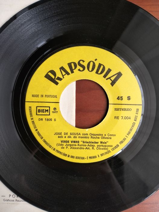 Single José de Sousa - Verde Vinho