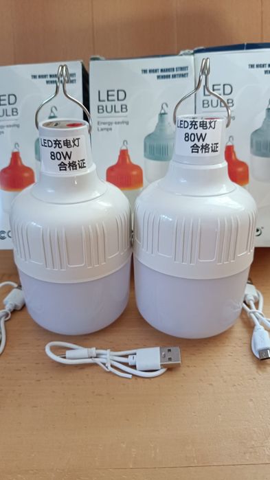 Акумуляторна LED лампа 80W ,ОПТ