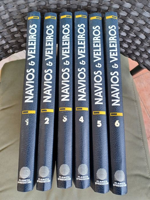 Coleção completa dos fascículos "Navios & Veleiros"
