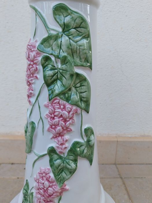 Coluna em cerâmica RCCL para vaso flores