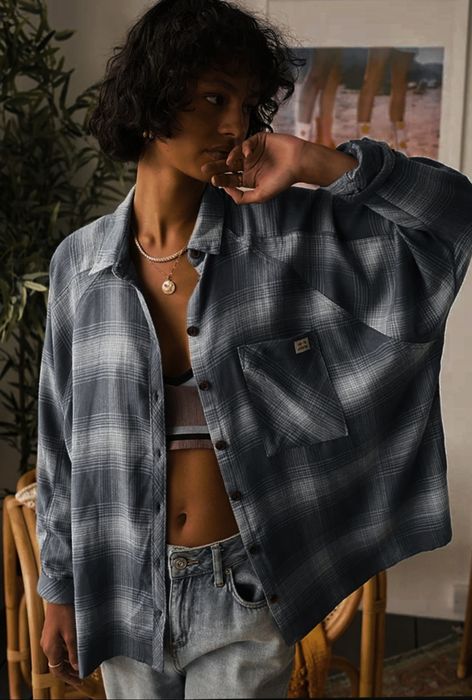 Картата сорочка  фланель байка оверсайз бойфренд в клітинку 46р