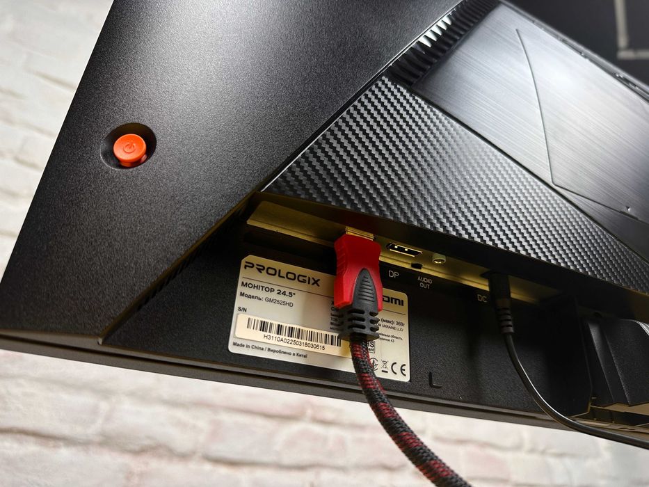 Монітор Prologix 24.5" GM2525HD IPS Black; 1920х1080 (200 Гц), 1 мс