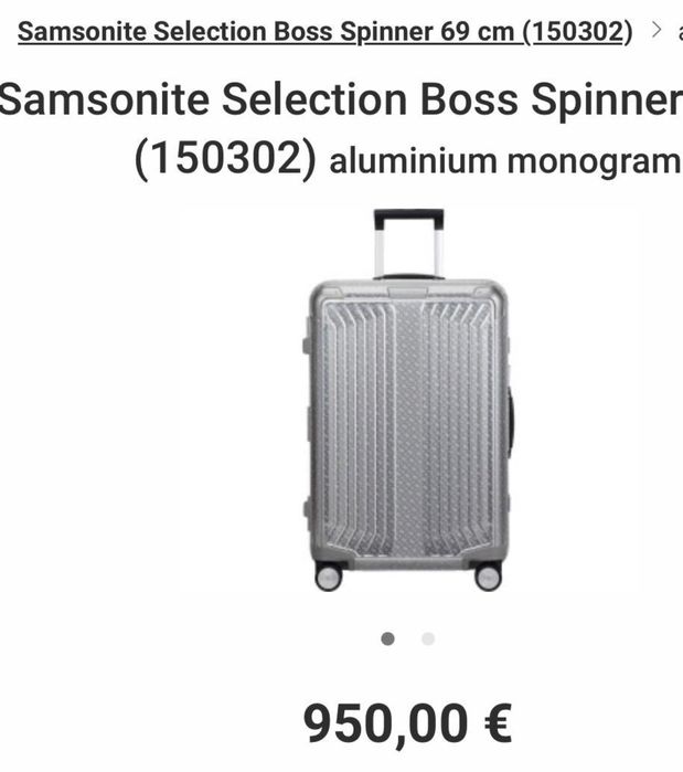Malas de viagem Samsonite novas por estrear.
