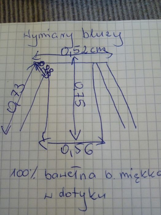 Bluza, granat, moro kaptur, rozmiar L . Nowa,