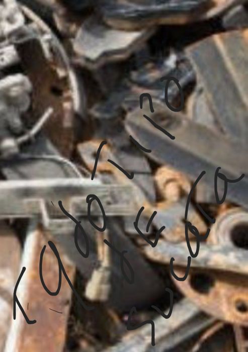 Recolho sucata velha