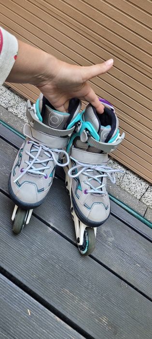 Oxelo rolki dziecięce regulowane decathlon 32-35