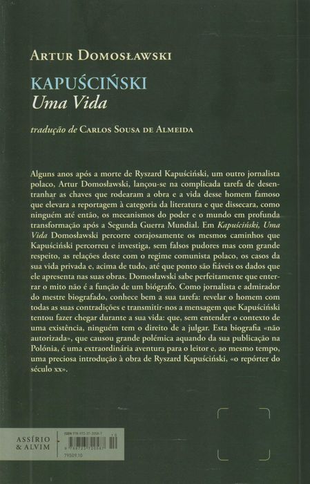 Kapuściński, Uma Vida