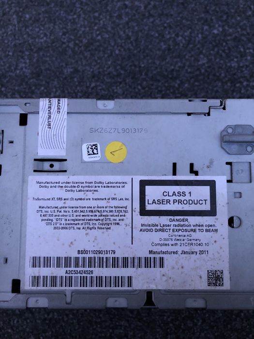 Магнітола, Навігація Skoda A5, SuperB 2 COLUMBUS Rns 510 3T0