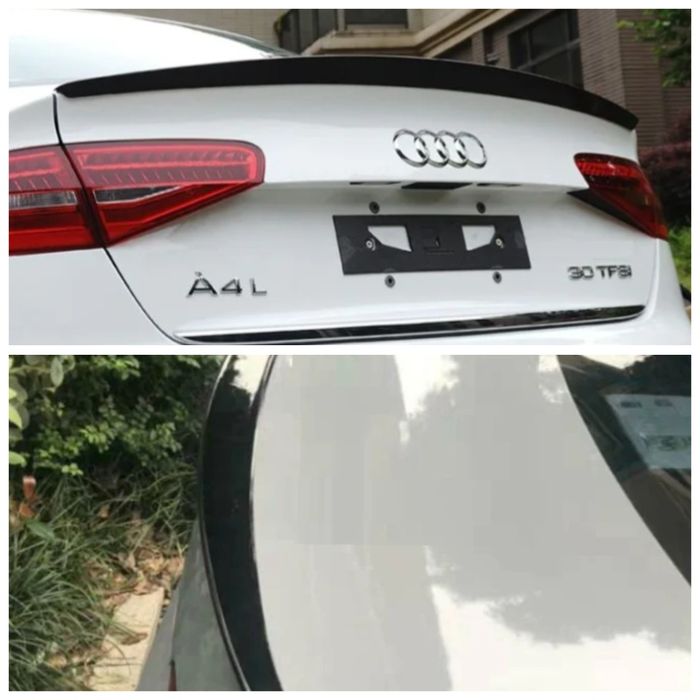 Лип спойлер  Audi A4 B8 2008- 2015.  Спойлер Ауди А4 Б8