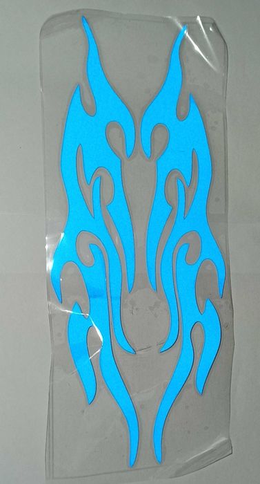 Автомобильные наклейки Пламя 30 см (2 штуки)