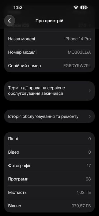IPhone 14 pro 1 tb