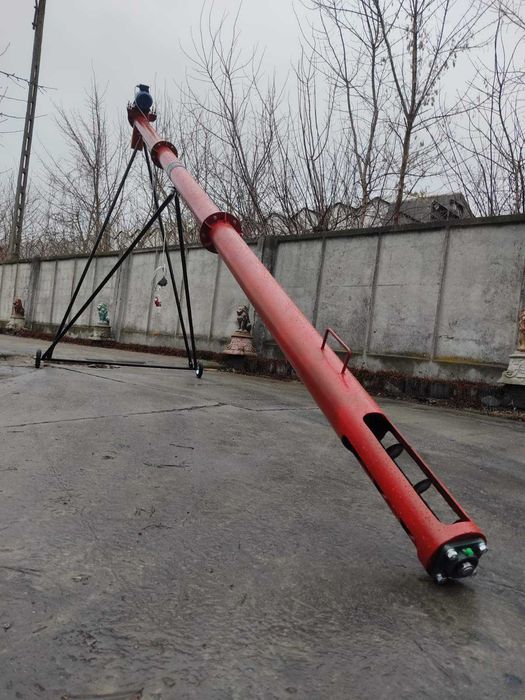 Шнековий завантажувач,погрузчик зерна,протруювач,підборщик.Ø133,159