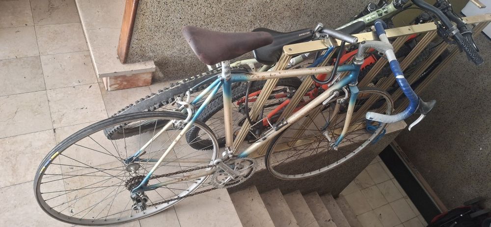 Bicicleta de corrida antiga