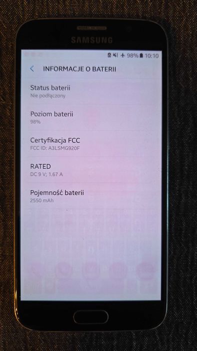 Samsung  Galaxy S6 32GB, SM-920F, Black Sapphire.