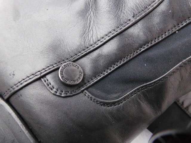 Apia włoskie skórzane kozaki muszkieterki 37