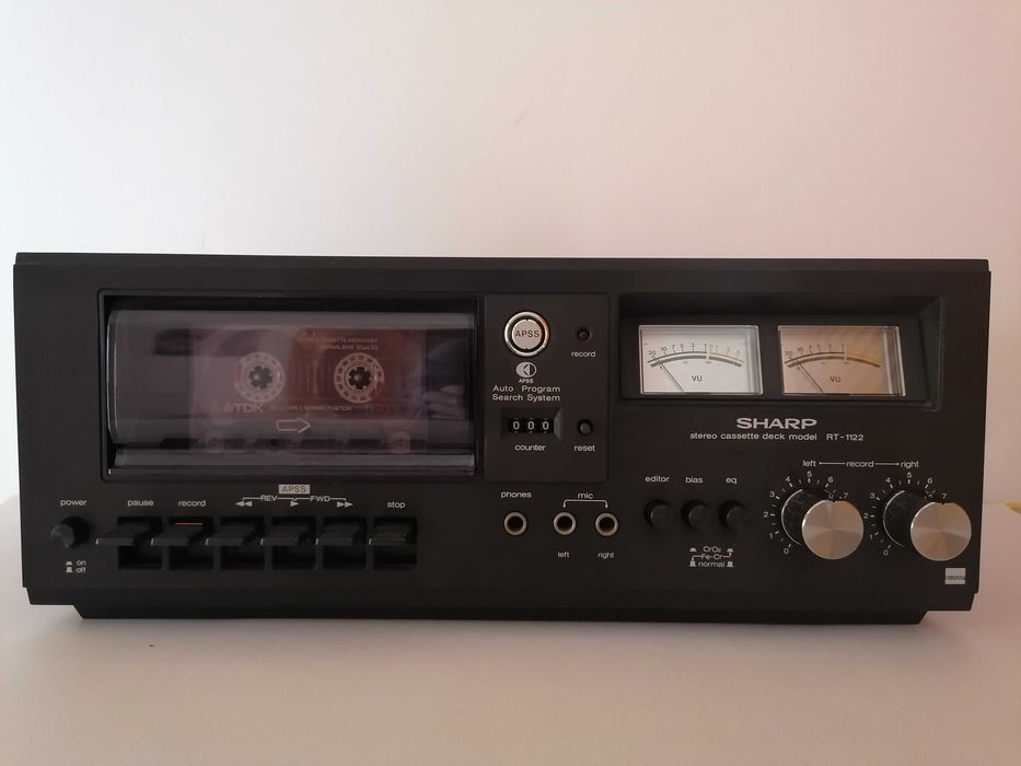 SHARP RT-1122 Deck Japoński Magnetofon Kasetowy Vintage 1978 Piękny