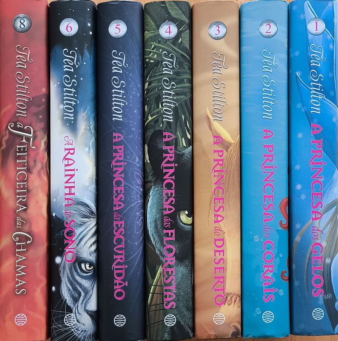Livros da coleção "Princesas do Reino da Fantasia"